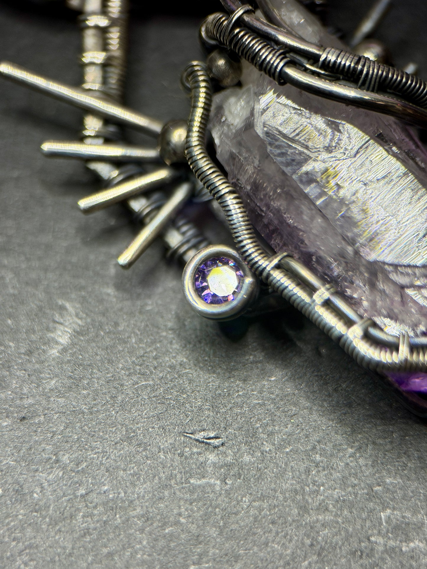 AMETHYST CRYSTAL PENDANT