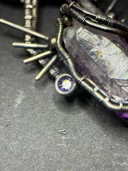 AMETHYST CRYSTAL PENDANT