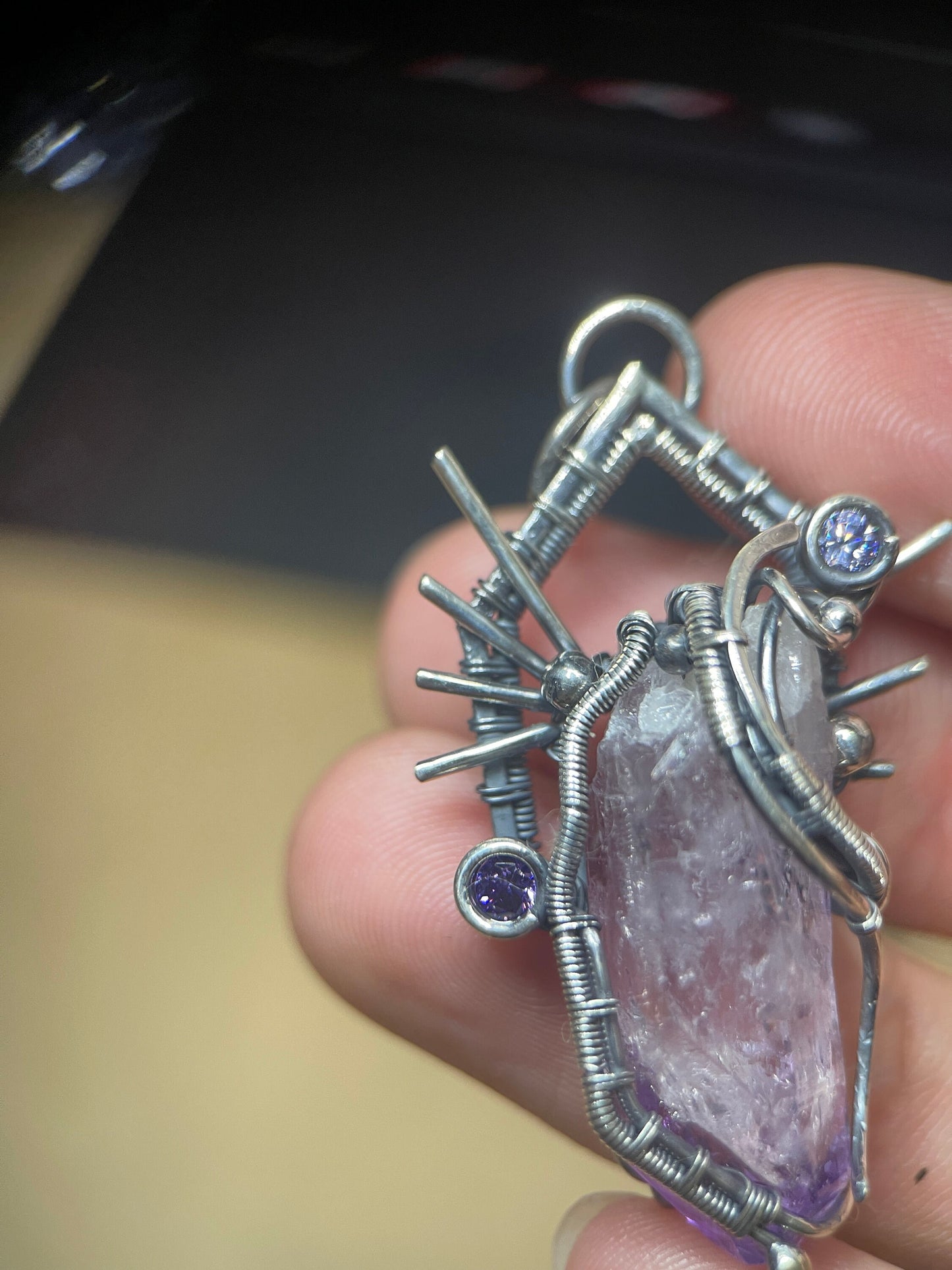 AMETHYST CRYSTAL PENDANT