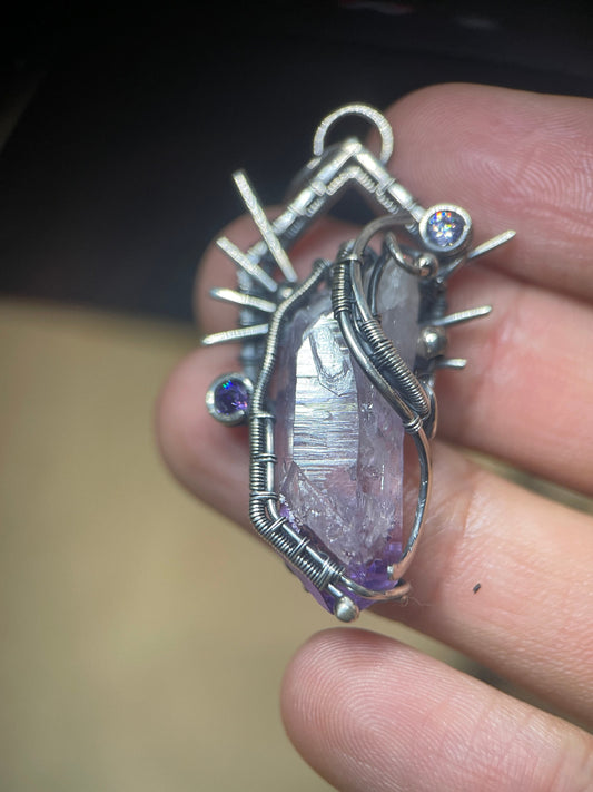AMETHYST CRYSTAL PENDANT